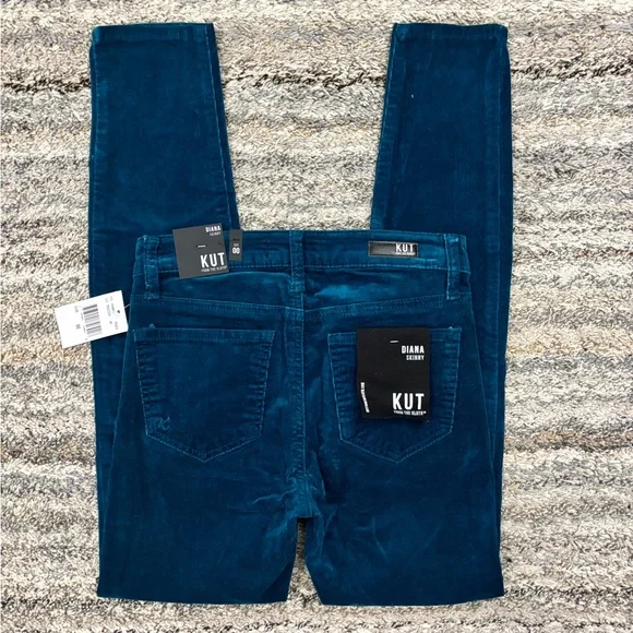 KUT From The Kloth Diana Skinny Jeans Sz 00 NWTKUT Croduroy Diana Skinny -